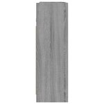 vidaXL Armoire à miroir de salle de bain Sonoma gris 62 5x20 5x64 cm