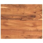 vidaXL Dessus de table 60x50x3 8 cm rectangulaire bois massif d'acacia