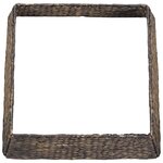 vidaXL Collier de sapin de Noël Noir 70 x 70 x 28 cm Jacinthe d'eau