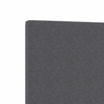 vidaXL Tête de lit avec tête de lit Gris foncé 200 cm Cuir synthétique
