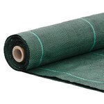 vidaXL Membrane anti-mauvaises herbes vert 2x5 m PP