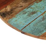 vidaXL Dessus de table rond 60 cm 15-16 mm Bois de récupération