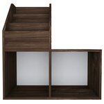 vidaXL Porte-revue pour enfants Chêne fumé Bois d’ingénierie