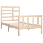 vidaXL Cadre de lit sans matelas 100x200 cm bois massif de pin