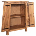 vidaXL Armoire latérale de salle de bain Pin massif 59x32x80 cm