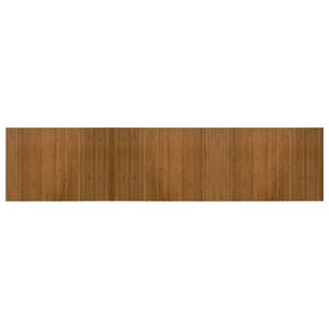 vidaXL Tapis rectangulaire marron 70x300 cm bambou