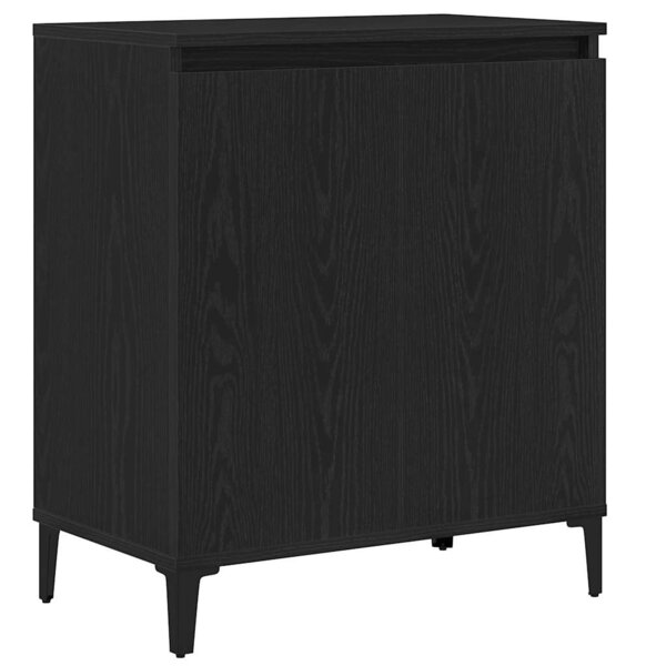 vidaXL Buffet Chêne noir 60 x 35 x 70 cm Bois d'ingénierie