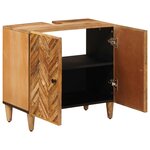 vidaXL Armoire d'évier Marron 62 x 33 x 58 cm Bois de mangue massif