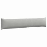 vidaXL Coussins de canapé 2 Pièces Gris clair 200 x 40 cm tissu