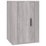 vidaXL Ensemble de meubles TV 2 Pièces Sonoma gris Bois d'ingénierie