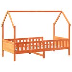 vidaXL Cadre de lit d'enfants forme de maison sans matelas pin