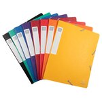 Chemise 3 rabats Exacompta  Cartobox dos de 2.5, 4, 5 et 6cm en carte lustrée coloris au choix.