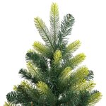 vidaXL Sapin de Noël artificiel à charnières avec support 120 cm