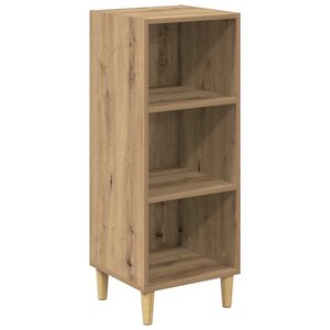 vidaXL Buffet Chêne artisanal 34 5 x 32 5 x 90 cm Bois d'ingénierie