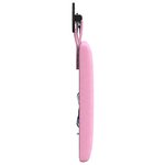 vidaXL Tête de lit suspendue Avec lumière LED Rose Tissu
