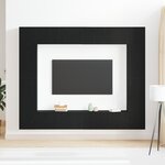 vidaXL Ensemble TV de 8 pièces en Chêne Noir