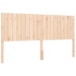 vidaXL Cadre de lit sans matelas bois massif