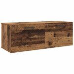 vidaXL Meuble mural Bois ancien 100 x 36.5 x 35 cm Bois d'ingénierie