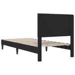 vidaXL Cadre de lit avec tête de lit Noir 80 x 200 cm Velours