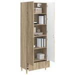 vidaXL Ensemble de Meubles 2 Pièces 66 x 34 5 x 95 cm Bois d'ingénierie