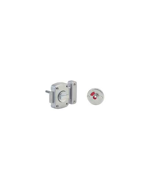 THIRARD - Verrou automatique alouette pour WC  50mm  époxy argent - THIRARD