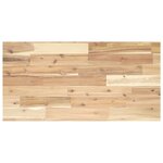 vidaXL Étagère de vasque murale acier et bois massif d'acacia