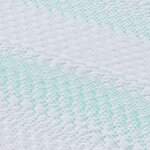 vidaXL Coussins de Matelas Blanc et vert 90 x 190 cm