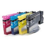 Cartouches d'encre d'origine Brother LC527VAL (4 packs) (noir/c/magenta/jaune) - LC527VAL