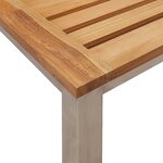 vidaXL Transat avec Chaises de Jardin 3 Pièces en Bois Massif d'Acacia