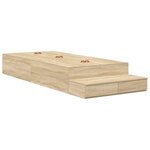 vidaXL Cadre de lit avec rangement avec tiroir Chêne Sonoma 90 cm