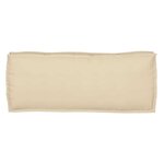 vidaXL Set de coussins de palette 2 Pièces Beige 100 x 40 x 8 cm