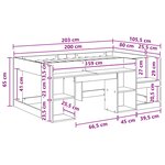 vidaXL Cadre de lit pour enfants avec rangement Blanc 80 x 200 cm