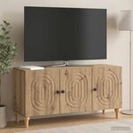 vidaXL Meuble TV 99 x 34 5 x 50 cm Chêne artisanal Bois d'ingénierie