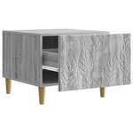 vidaXL Table basse Sonoma gris 50 x 49 x 40 cm Bois d'ingénierie
