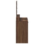 vidaXL Table de Toilette Marron 79 x 41 x 140 cm Bois d'ingénierie