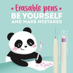 Legami EP0061 - Stylo à encre gel effaçable Panda Hug Me - Erasable Pen