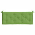vidaXL Coussins de banc de jardin lot de 2 vert mélangé tissu