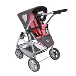 Bayer Chic 2000 637-41 - Poussette pour poupées 3 en 1 EMOTION - anthracite-rose