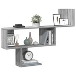 vidaXL Étagère murale sonoma gris 100x15x70 cm bois ingénierie