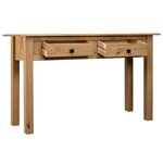 vidaXL Table console 110x40x72 cm Pin solide Gamme Panama