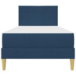 vidaXL Cadre de lit Bleu 80 x 200 cm Polyester