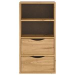 vidaXL Armoire latérale avec tiroirs ODDA 40x24x79 cm bois massif pin