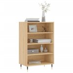 vidaXL Buffet haut chêne sonoma 57x35x90 cm bois d'ingénierie