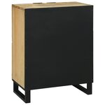 vidaXL Buffet 60x33 5x75 cm en Bois Massif de Manguier et Bois Agencé