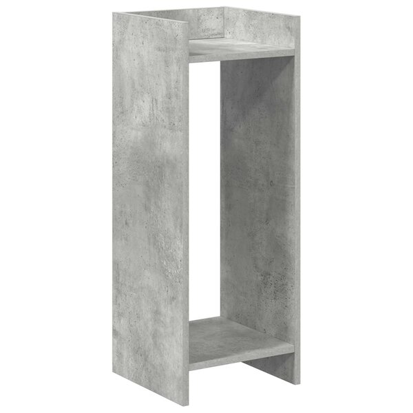 vidaXL Support de Plante Gris béton 30 x 30 x 80 cm Bois d'ingénierie