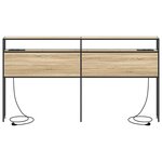 vidaXL Tête de lit de rangement Chêne sonoma 180 cm Bois d'ingénierie