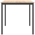 vidaXL Table de bar Naturel 110 x 55 x 105 cm Bois de pin massif