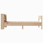 vidaXL Cadre de lit sans matelas 90x200 cm bois de pin massif