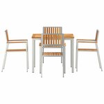 vidaXL Ensemble de salle à manger pour jardin 5 Pièces