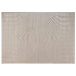 vidaXL Tapis de surface HUARTE Beige 200 x 140 cm Polyester